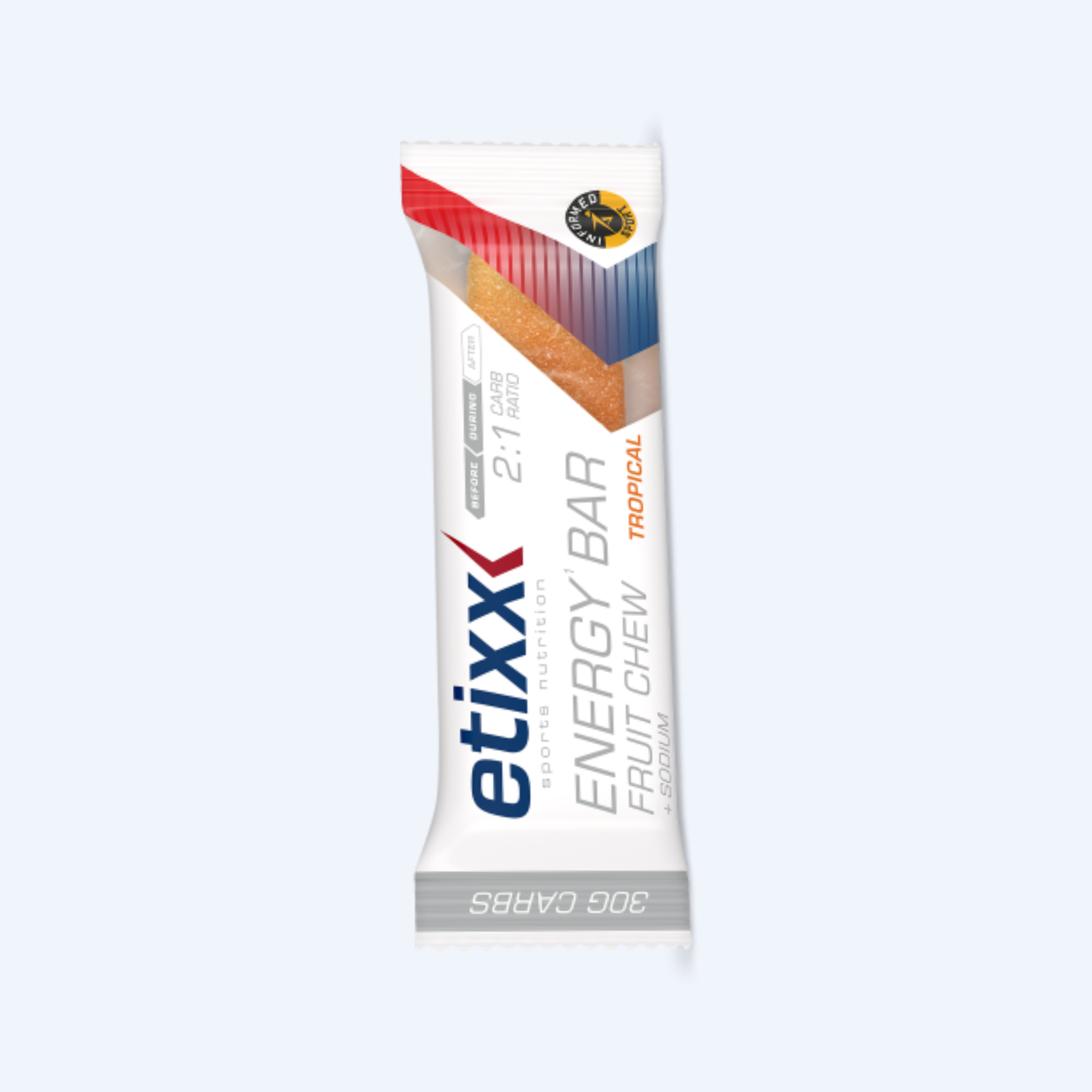 Etixx Energy Fruit Chew Tropical (12 x 38g) - Etixx - Tropical