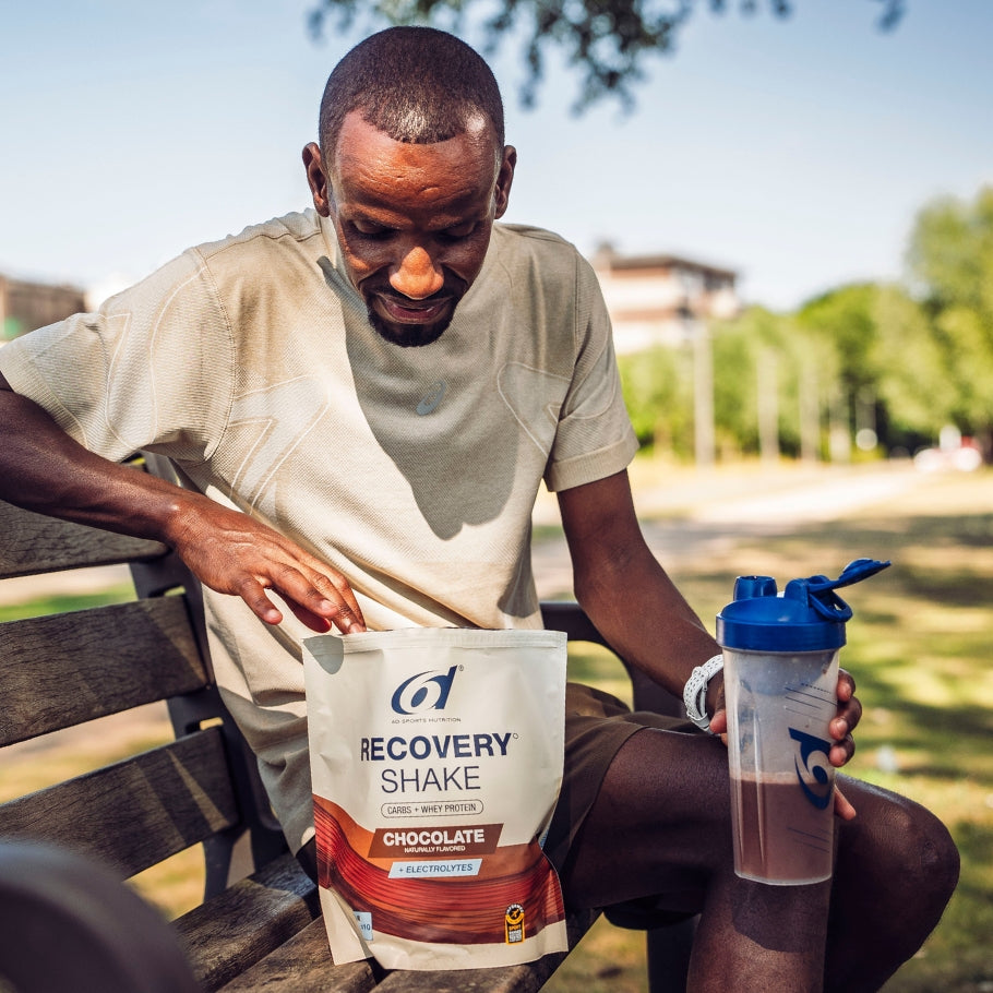 6d Recovery Shake Aardbei (850g) - 6D - Aardbei
