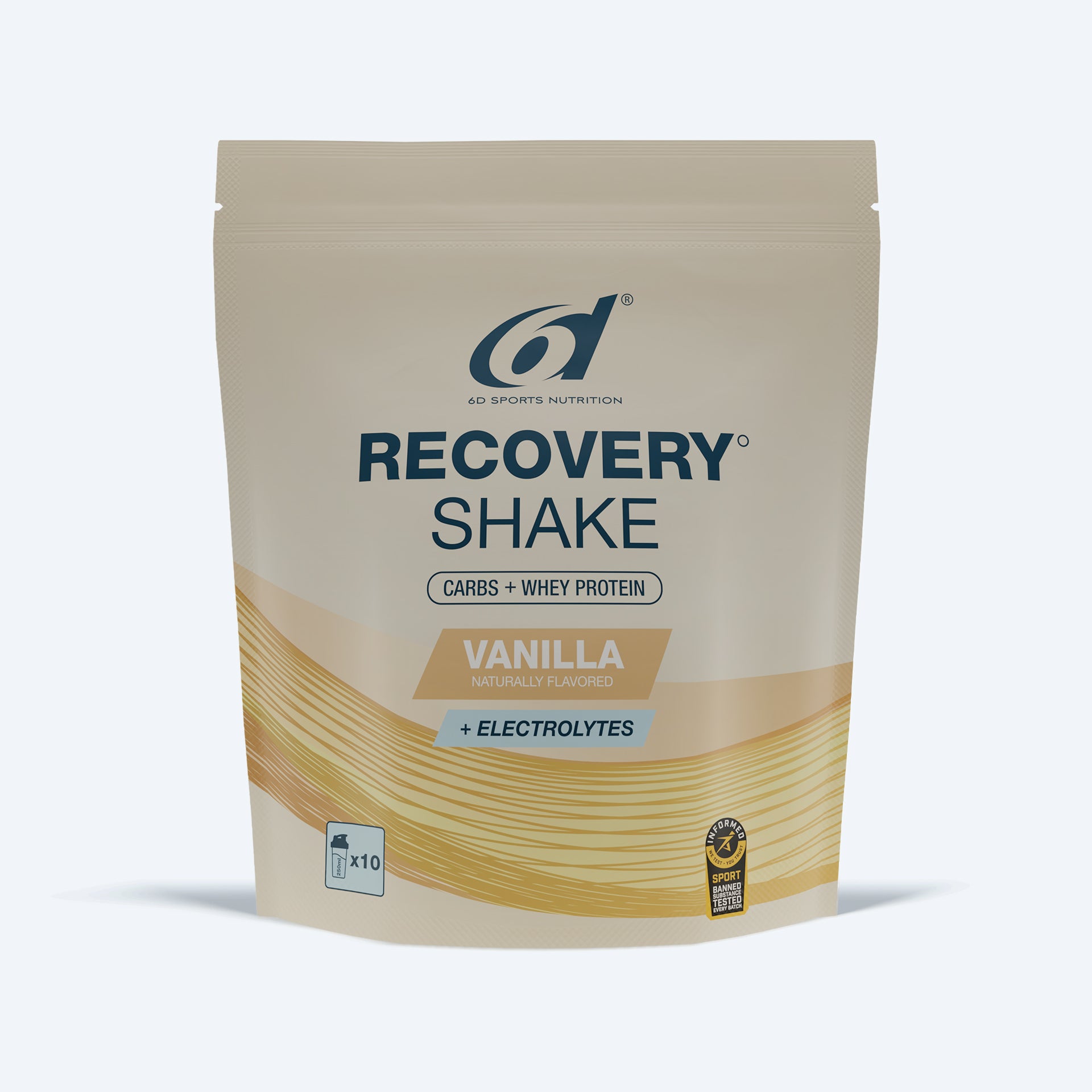 6d Recovery Shake Proteine Vanille (850g) - 6D - Vanille
