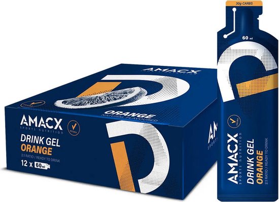 Amacx Drinkgel Energy-line Sinaasappel (12 x 60ml) - Amacx - Sinaasappel