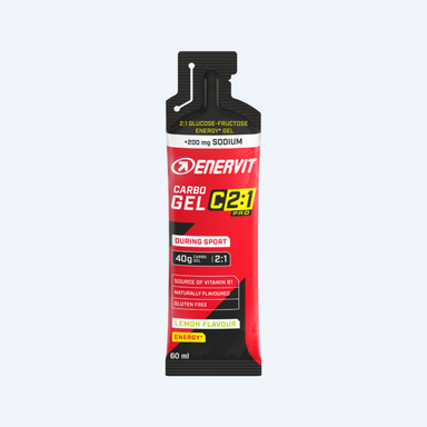 Enervit Carbo Gel C2:1 Limoen (6 x 60ml) + Sodium - Enervit - Limoen