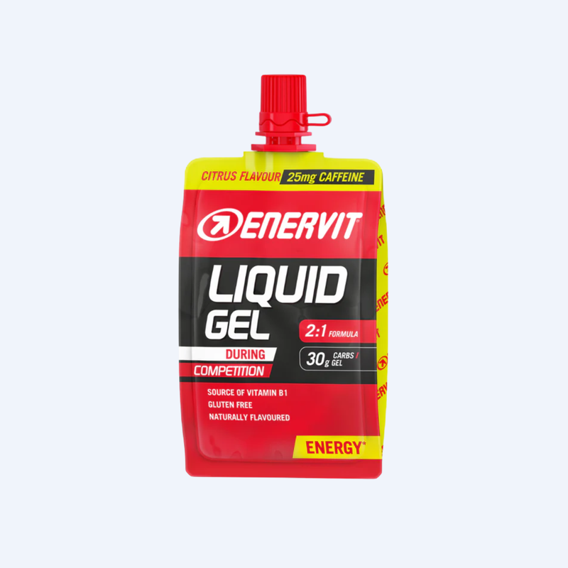 Enervit Liquid Gel Sport Citrus/koffie (6 x 60ml) - Enervit - Citrus - Koffie