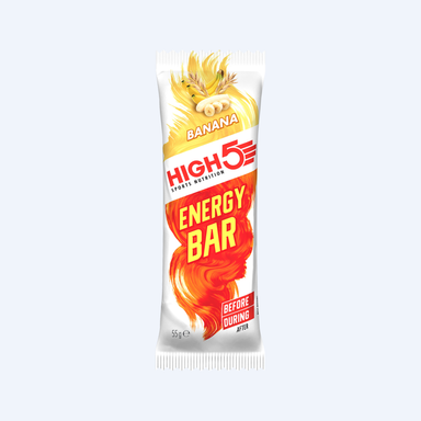 High5 Energy Bar Banaan (6 x 55g) - Met Cafeïne - High5 - Banaan
