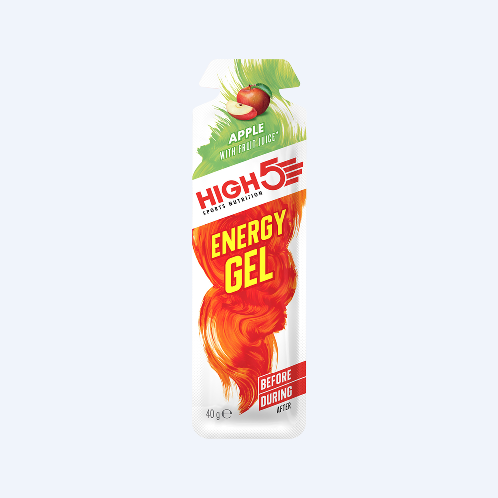 High5 Energy Gel Energygel Appel (20 x 40g) - Met Cafeïne - High5 - Appel