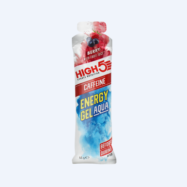 High5 Energy Gel Energygel Aqua Caffeine Bessen (20 x 66g) - High5 - Bessen