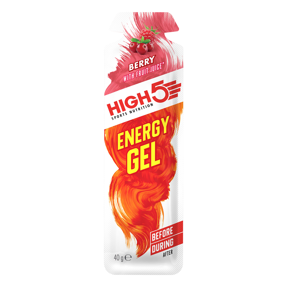 High5 Energy Gel Energygel Bessen (20 x 40g) - Met Cafeïne - High5 - Bessen
