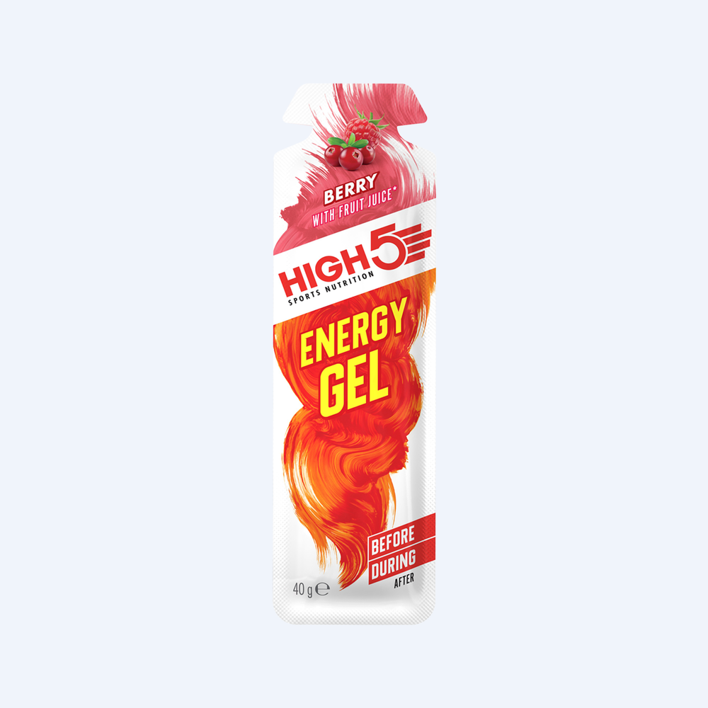High5 Energy Gel Energygel Bessen (20 x 40g) - Met Cafeïne - High5 - Bessen