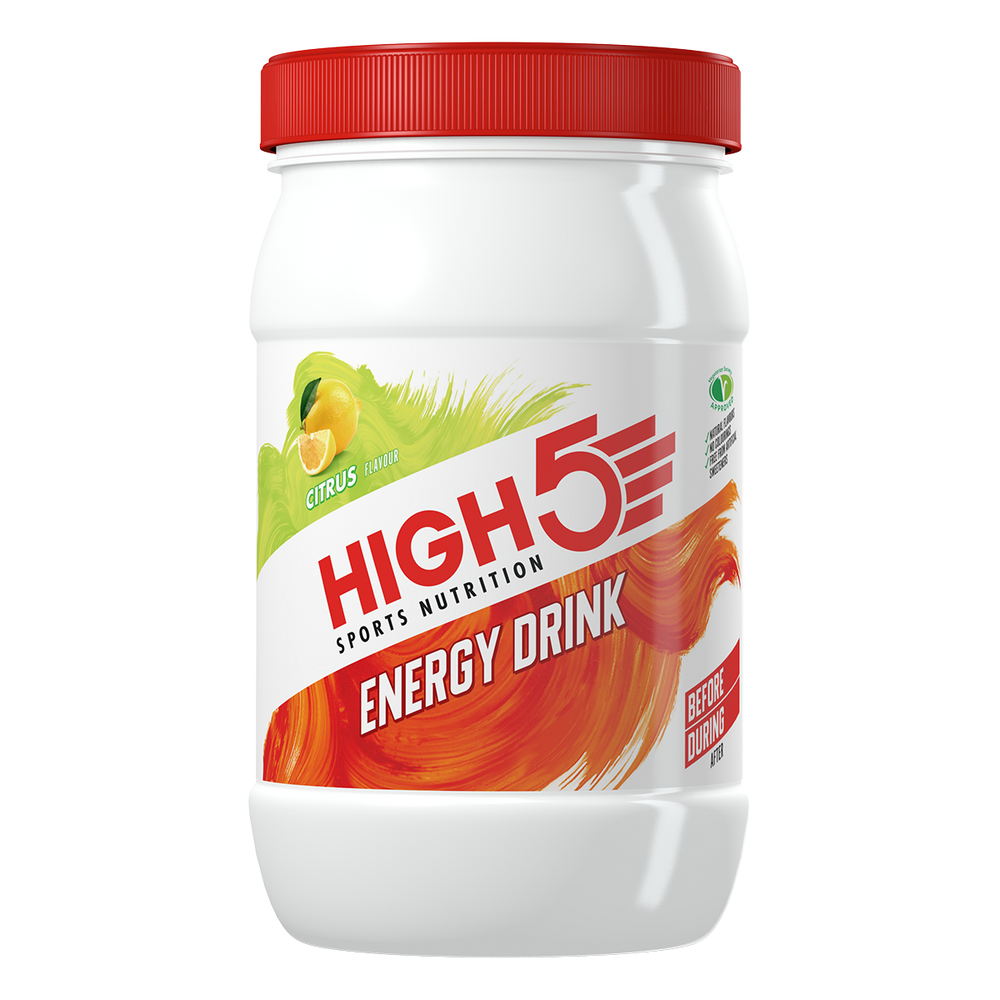 High5 Sportdrank Poeder Energydrink Citroen (1kg) - Met Cafeïne - High5 - Citroen