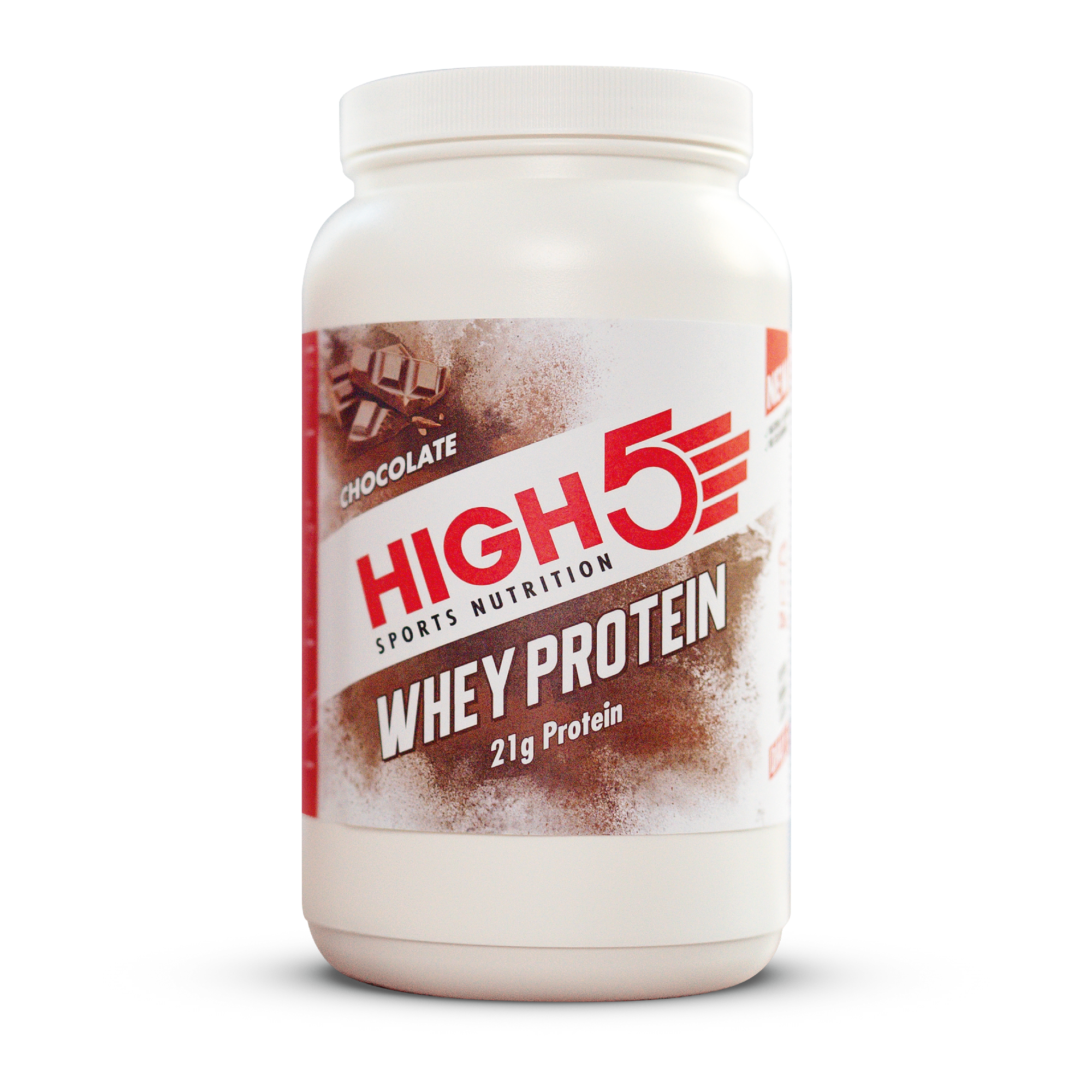 High5 Whey Whey Protein Chocolade (700h) - Met Cafeïne - High5 - Chocolade