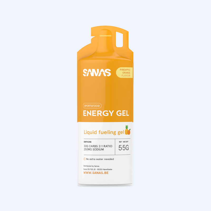Sanas Energy Gel Ananas/appelsien (55g) - Sanas - Ananas - Appelsien
