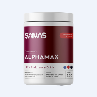 Sanas Sportdrank Alphamax Bosfruit (760g) - Sanas - Bosfruit