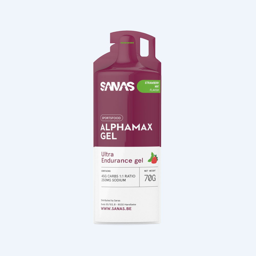 Sanas Ultra Gel Alphamax Aardbei/munt (70g) - Sanas - Aardbei - Munt