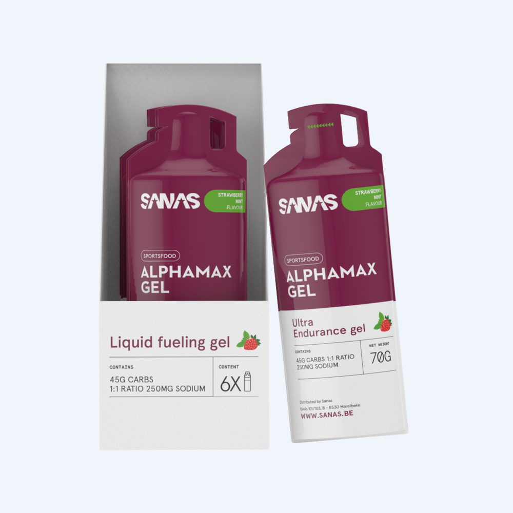 Sanas Ultra Gel Alphamax Aardbei/munt (70g) - Sanas - Aardbei - Munt