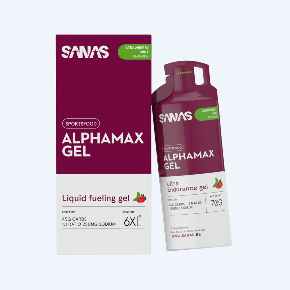 Sanas Ultra Gel Alphamax Aardbei/munt (70g) - Sanas - Aardbei - Munt
