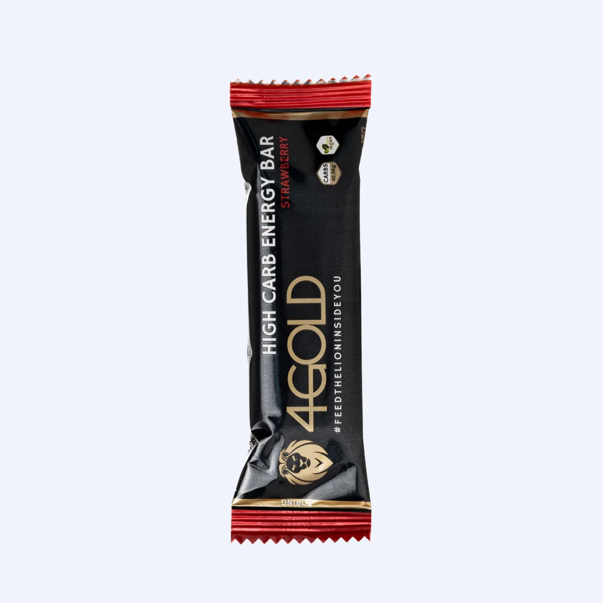 4gold High Carb Energy Bar Aardbei (12 x 60g)