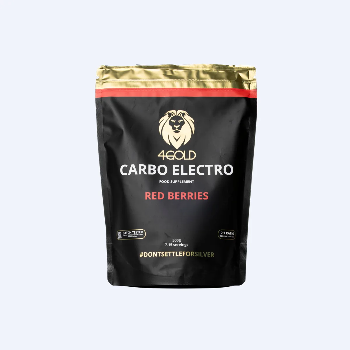 4gold Carbo Elektrolyten Rode Bessen (500g)