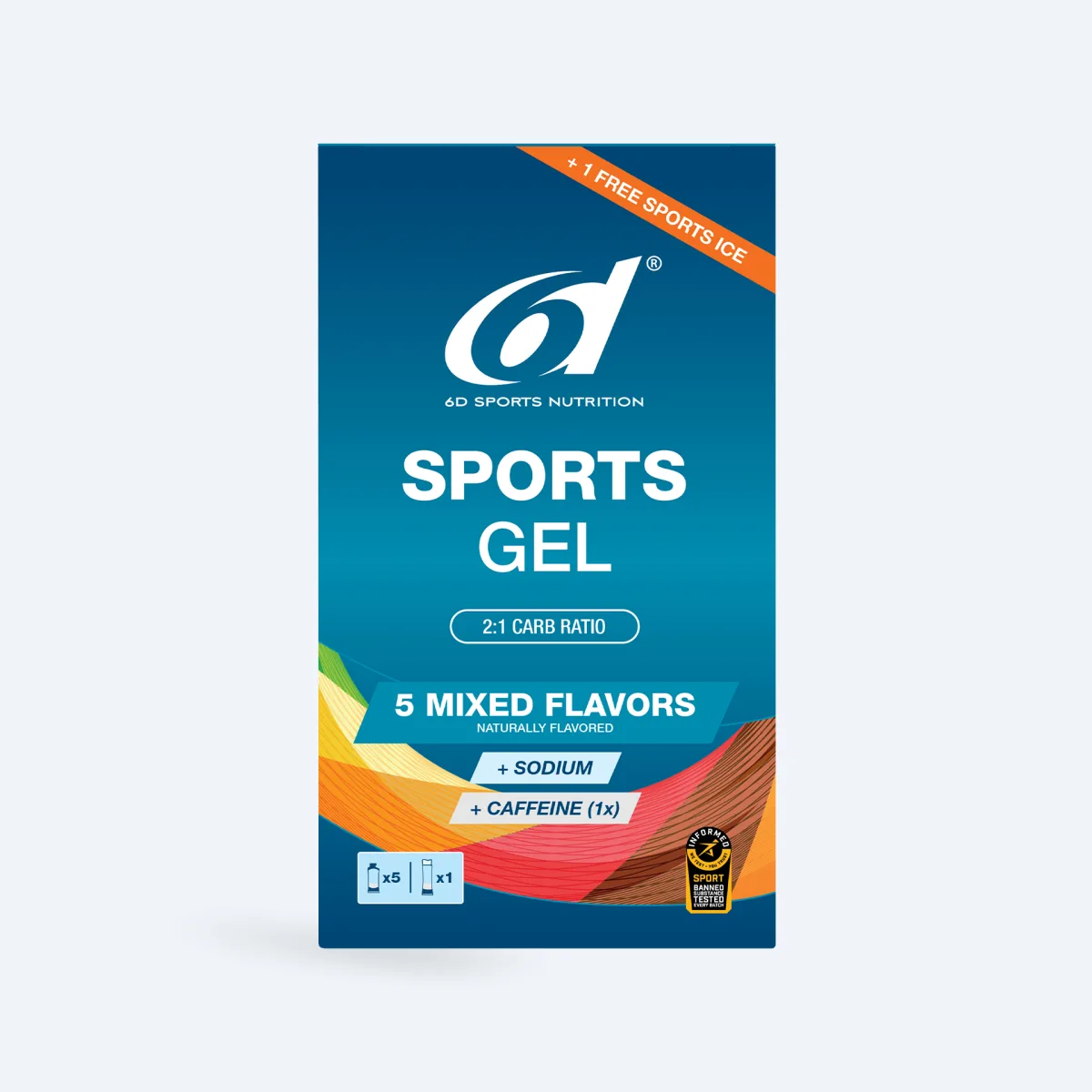 6d Gel Sports Mix (6 x 45ml)