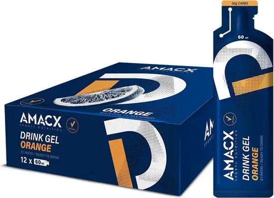 Amacx Drinkgel Energy-line Sinaasappel (12 x 60ml)