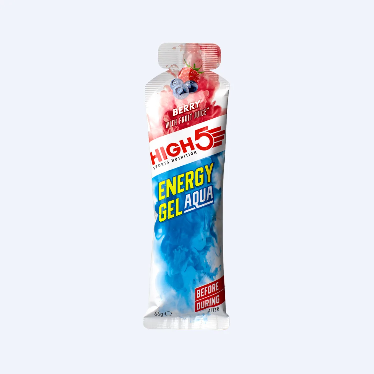 High5 Energy Gel Energygel Aqua Bessen (20 x 66g) - Met Cafeïne