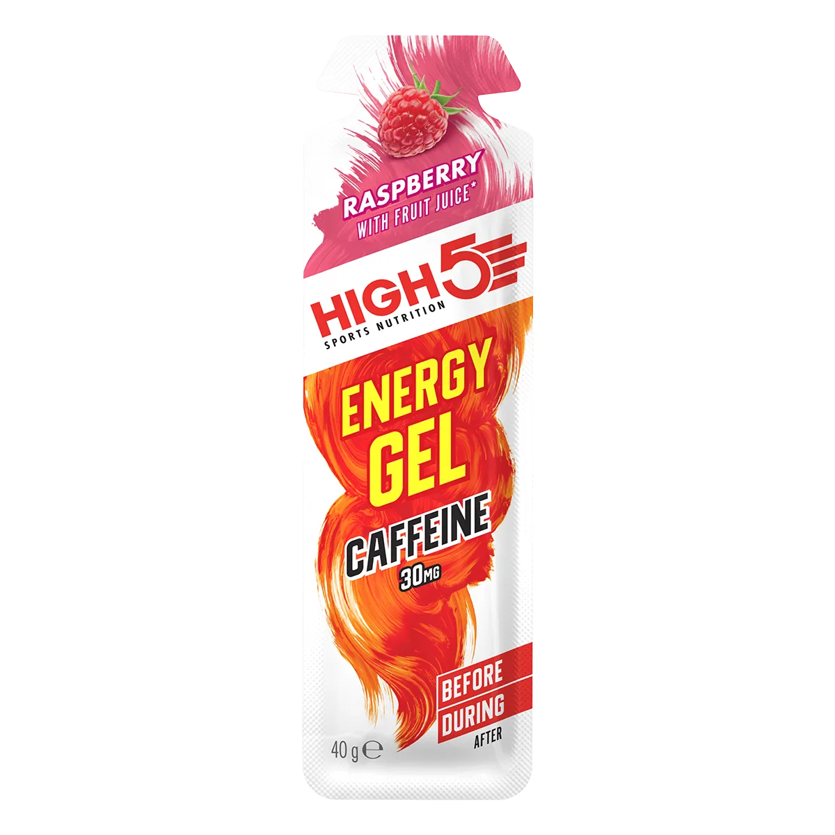 High5 Energy Gel Energygel Caffeine Framboos (20 x 40g)