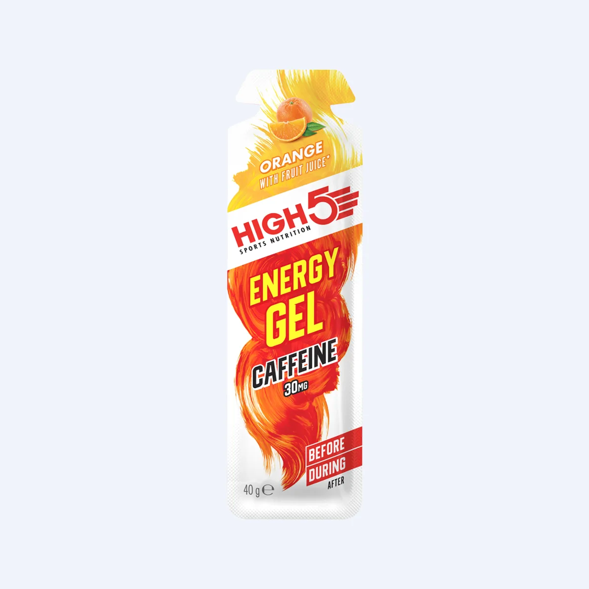 High5 Energy Gel Energygel With Caffeine Sinaasappel (20 x 40g) - Met Cafeïne