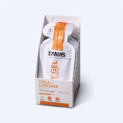Sanas Energiegel Cola/caffeine (6 x 40ml)