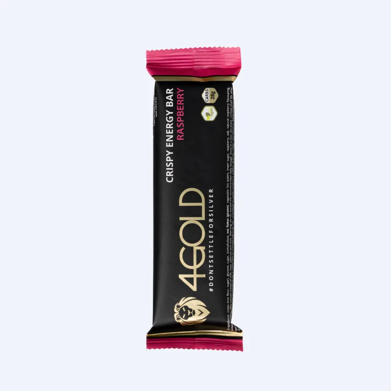 4gold Crispy Energy Bar Framboos (12 x 35g)