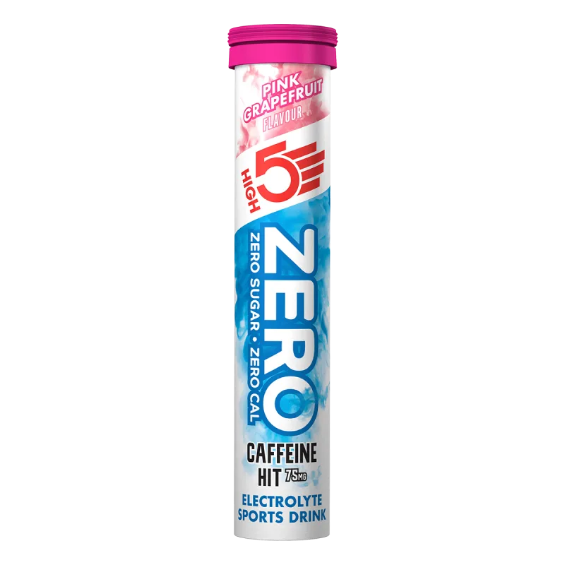 High5 caffeineshot active hydration roze pompelmoes (24 x 20x4g) - suikervrij