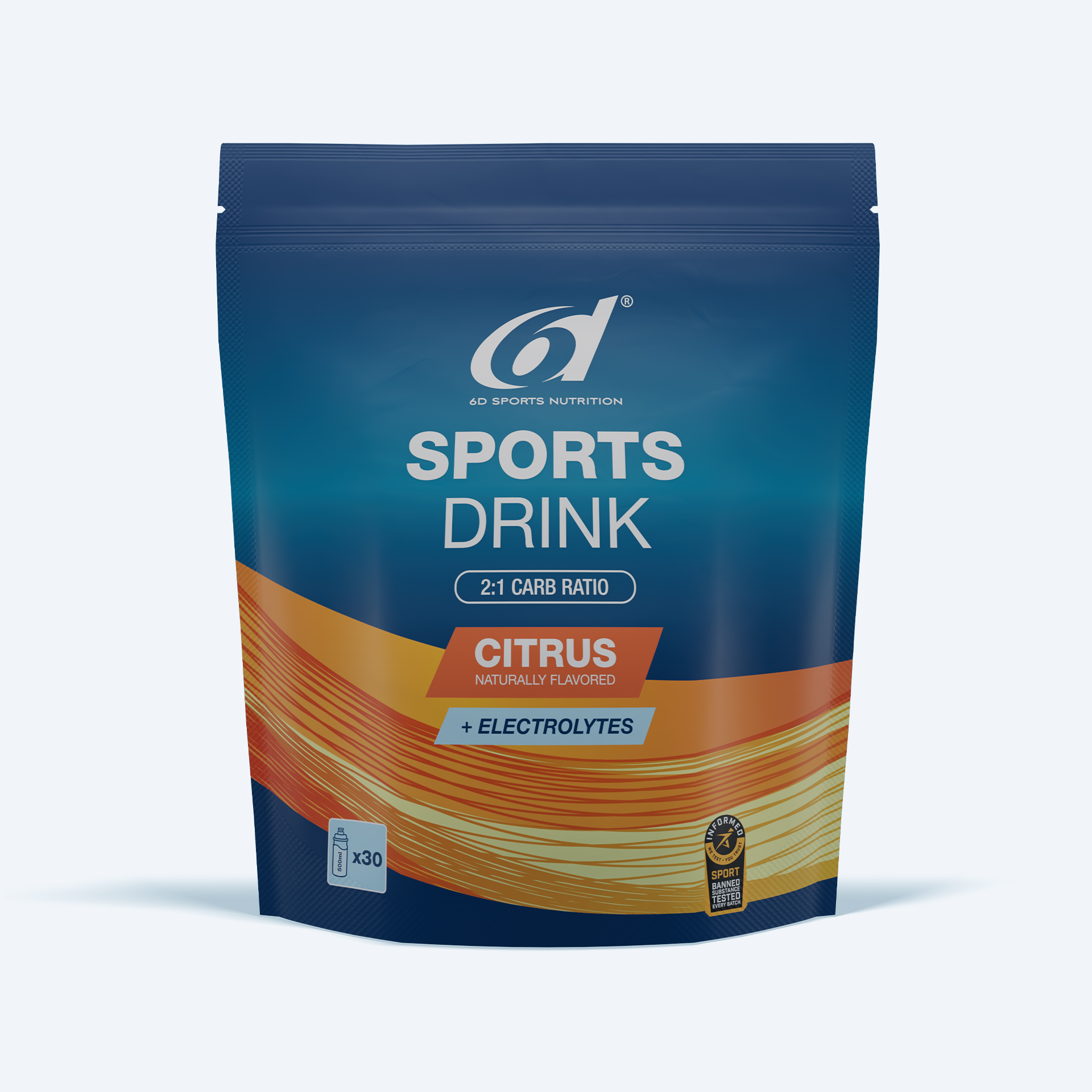 6d Sportdrank 2:1 Citrus (1 kg)
