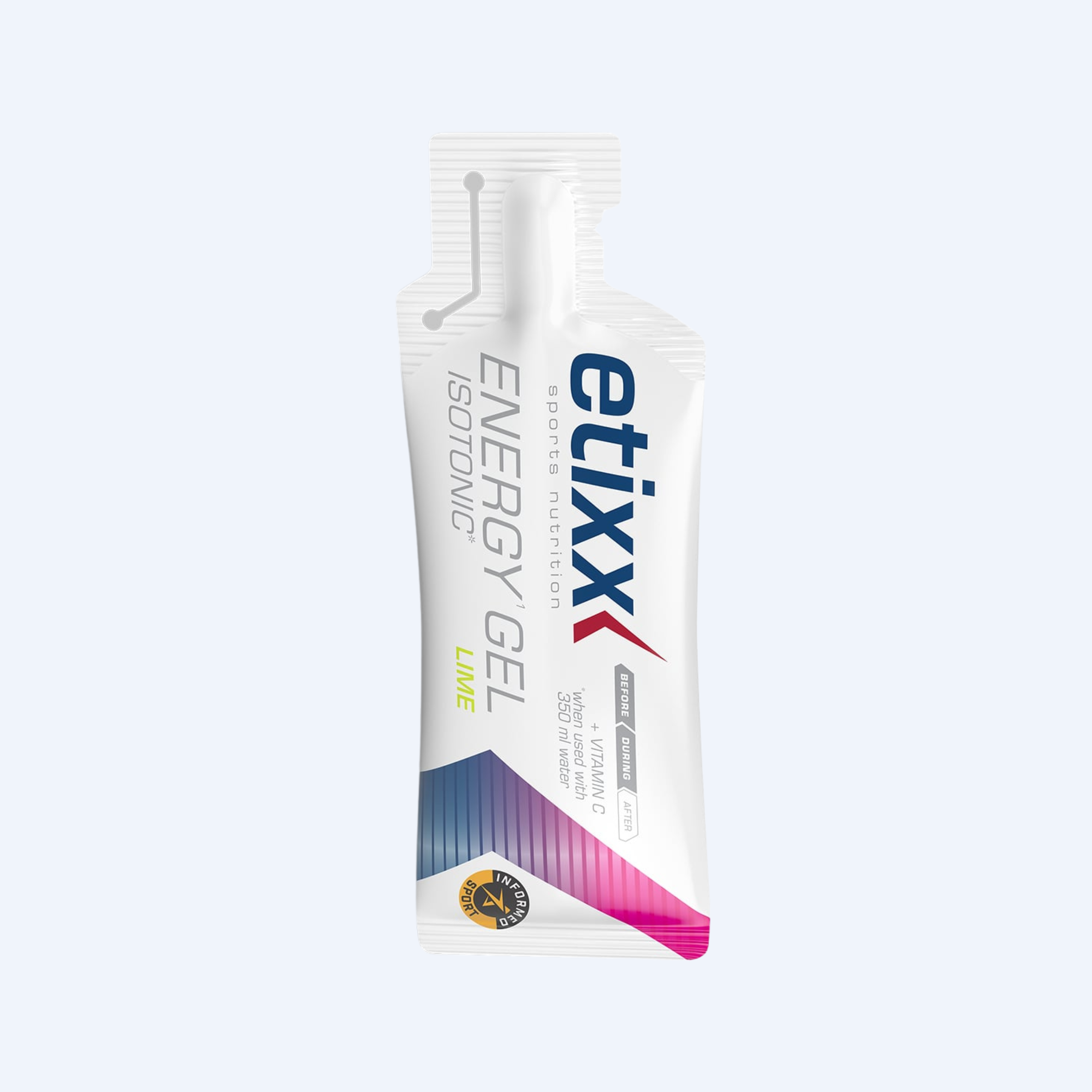 Etixx Isotonic Drink Energy Gel Citroen (12 x 40g)
