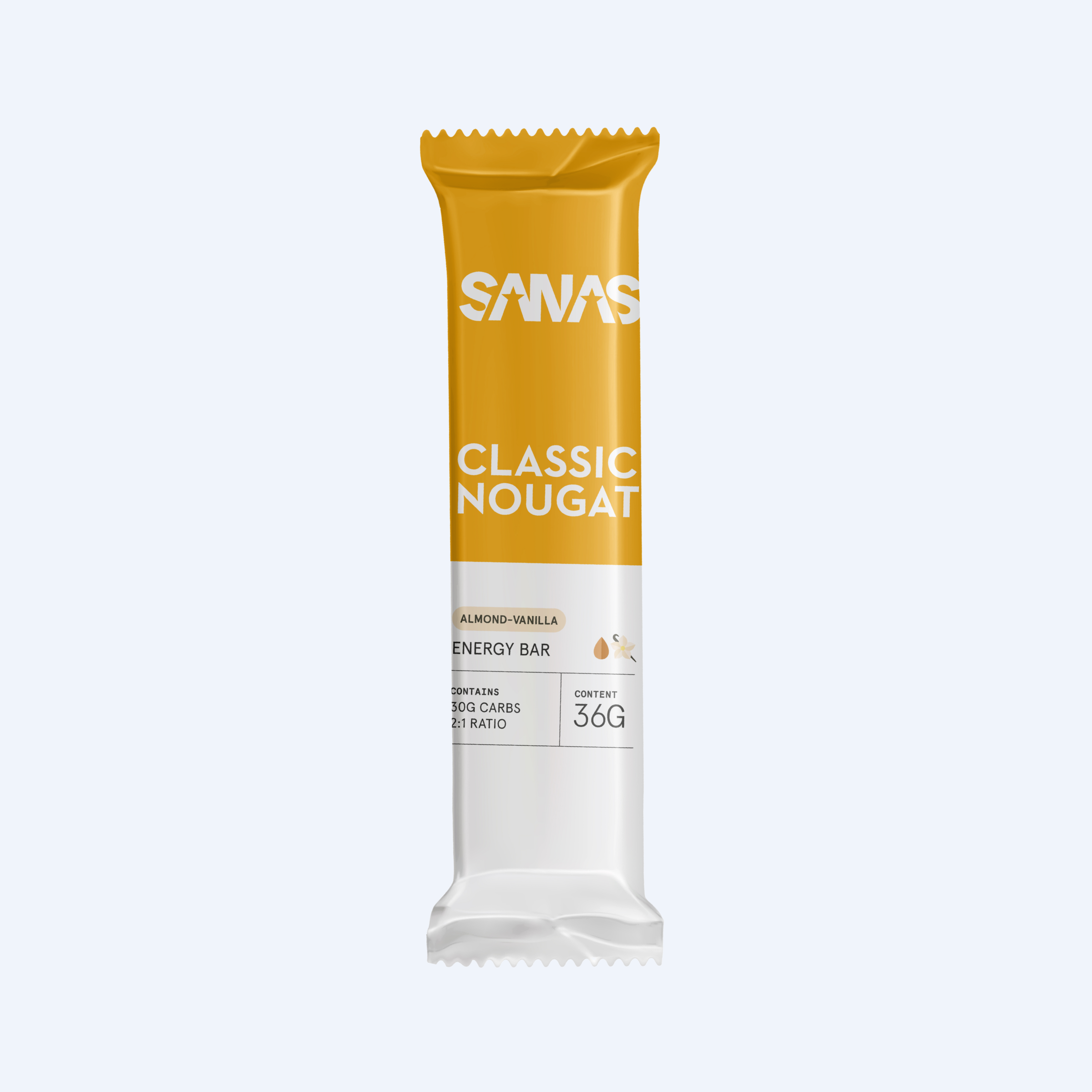 Sanas (sports) Nougat Bar Appel/vanille (36g)