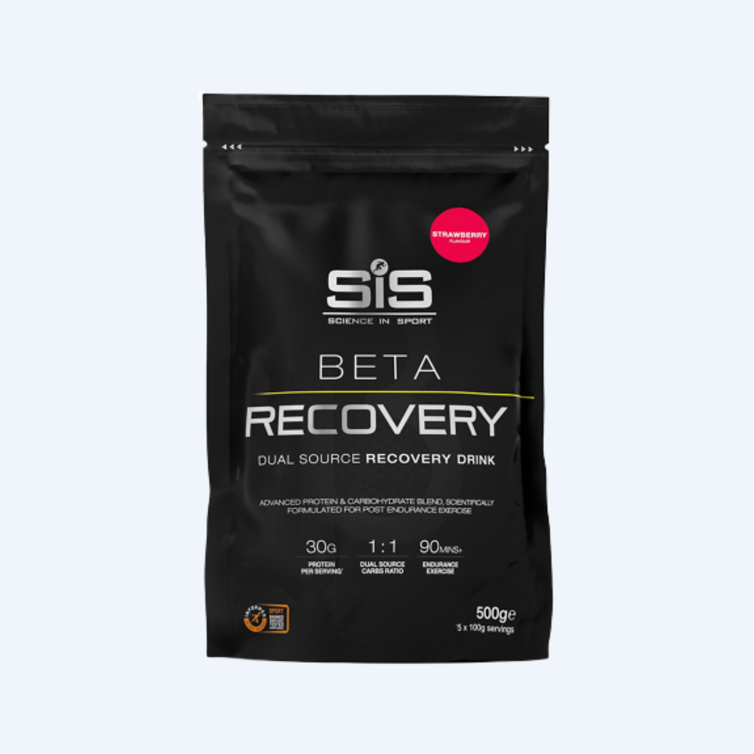 Sis Beta Fuel Recovery Aardbei (500g)