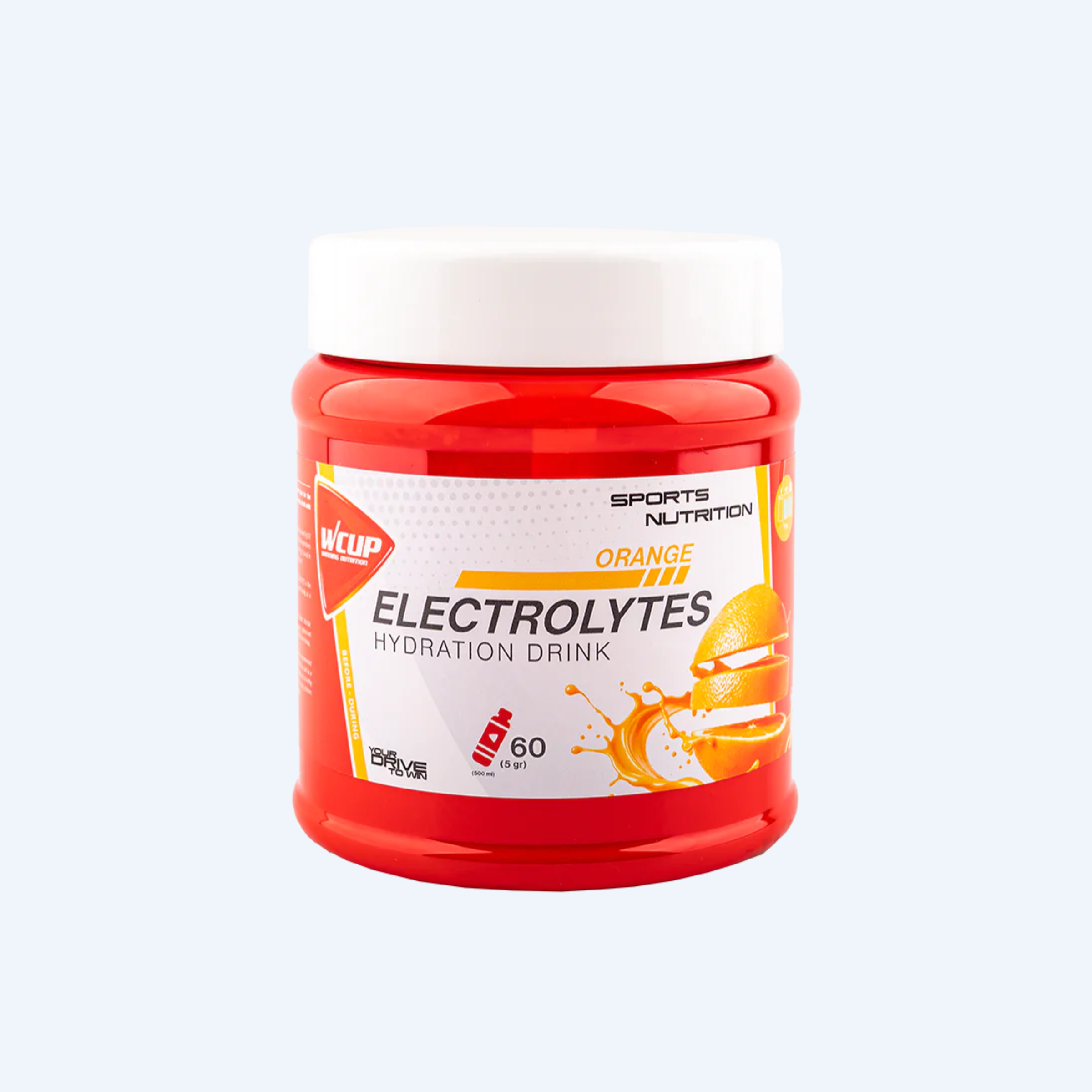 Wcup Elektrolyten Sportdrank Sinaasappel (300g)
